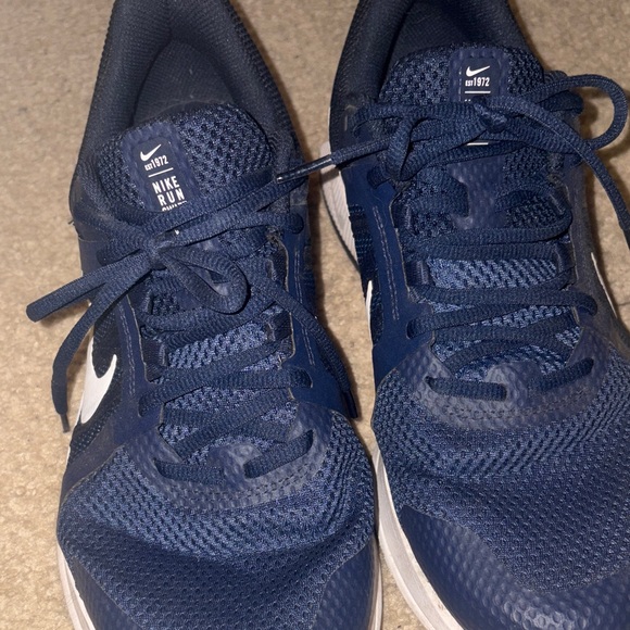 Nike Navy and White Running Shoes - Picture 2 of 2